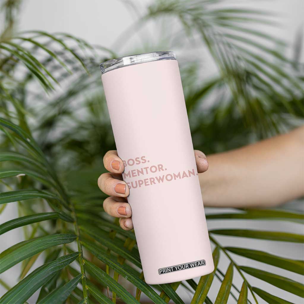 Boss Gifts for Women Skinny Tumbler Boss Lady Mentor Superwoman Christmas Birthday Gift TB10 Print Your Wear