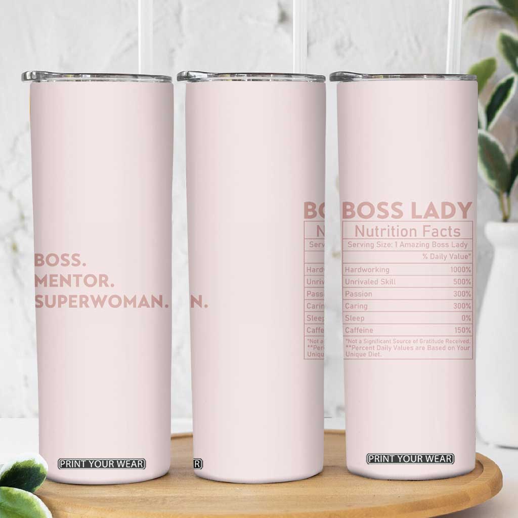 Boss Gifts for Women Skinny Tumbler Boss Lady Mentor Superwoman Christmas Birthday Gift TB10 Print Your Wear