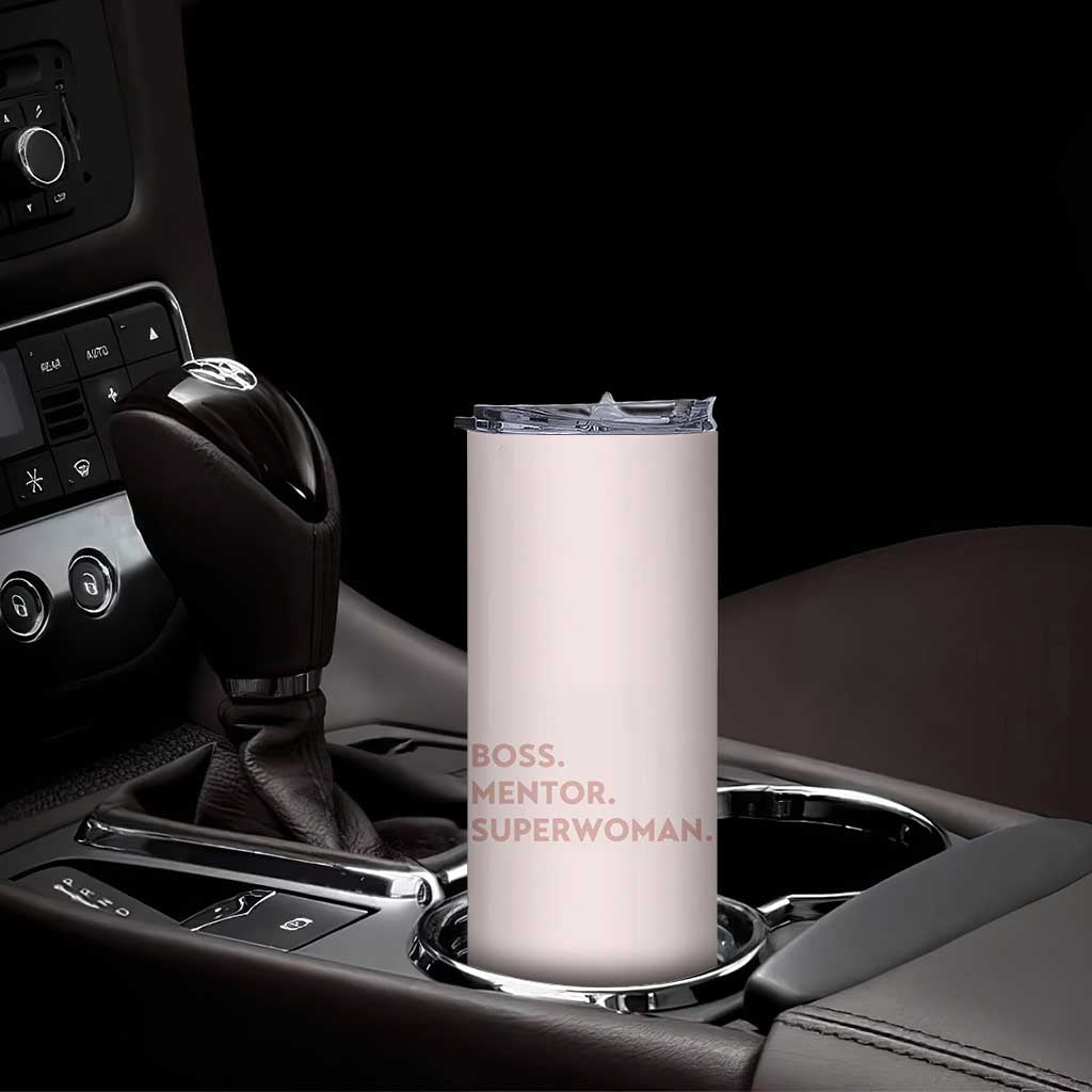 Boss Gifts for Women Skinny Tumbler Boss Lady Mentor Superwoman Christmas Birthday Gift TB10 Print Your Wear
