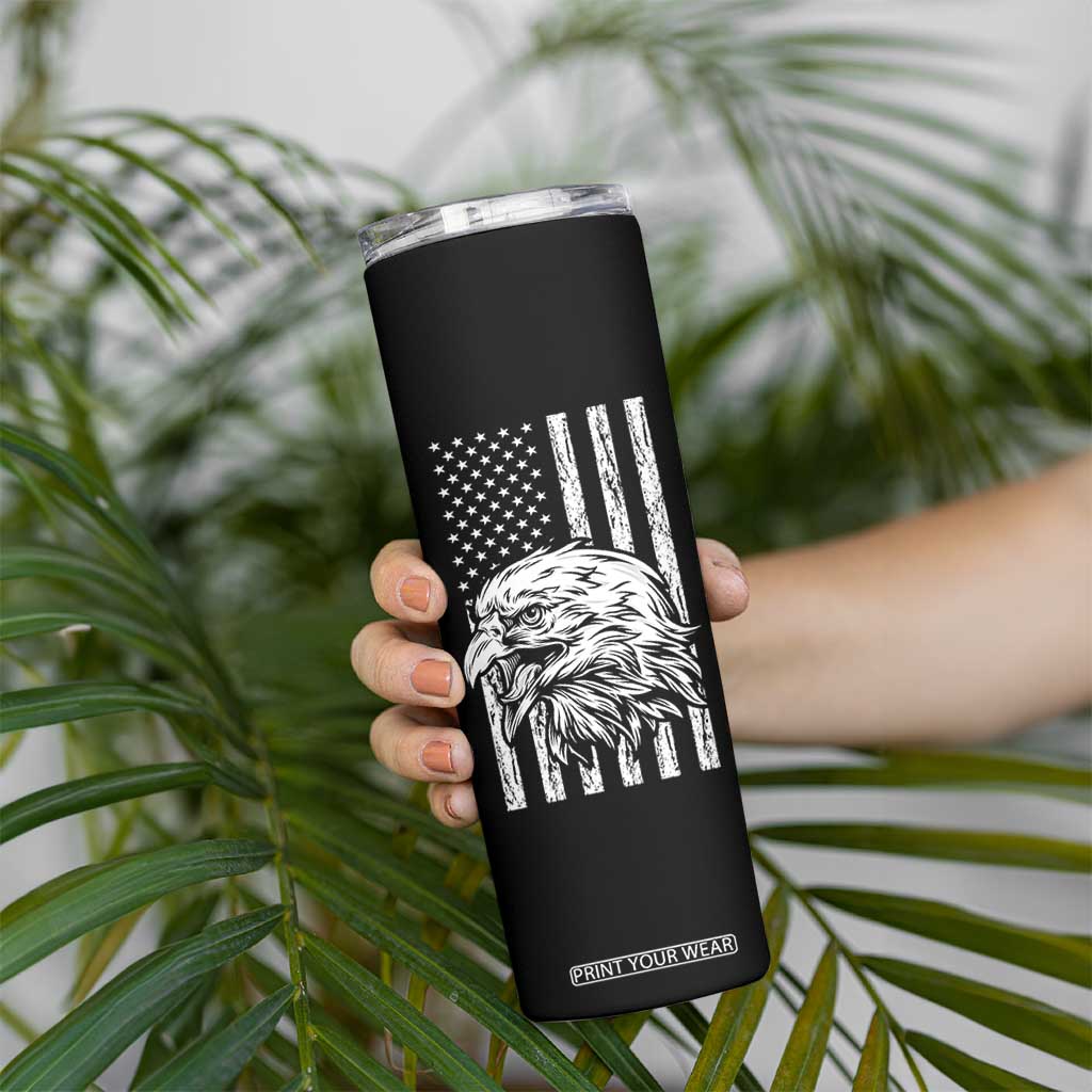 The Legend Has Retired Skinny Tumbler Goodbye Present Farewell Gifts For Coworker Eagle US Flag TB10 Print Your Wear