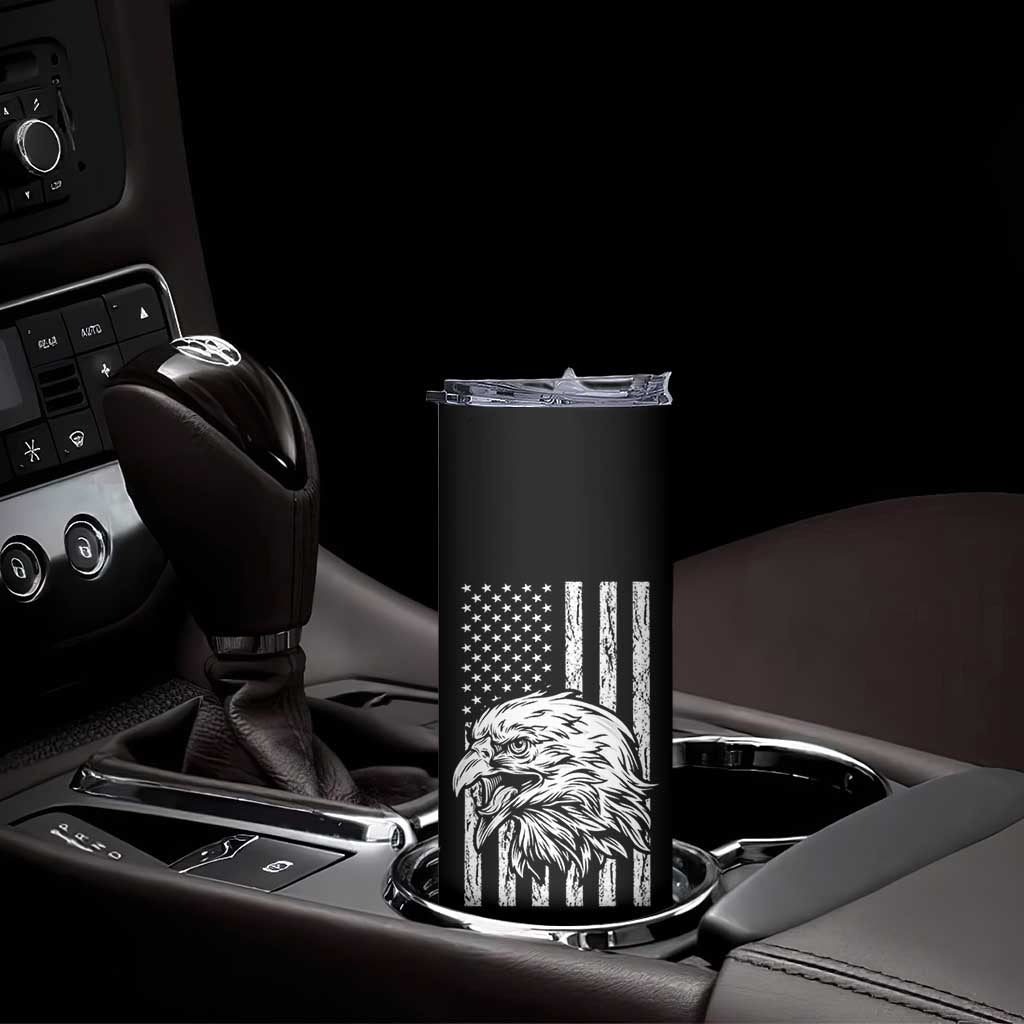 The Legend Has Retired Skinny Tumbler Goodbye Present Farewell Gifts For Coworker Eagle US Flag TB10 Print Your Wear