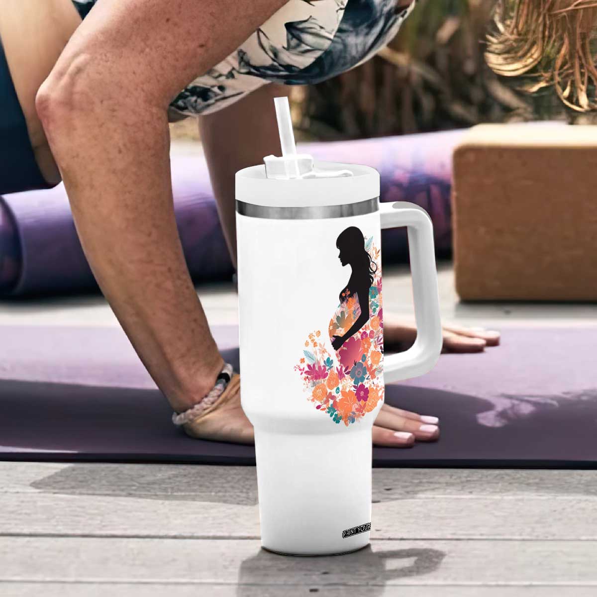 The Only Thing Better Than Being Your Mom Is Watching You Be A Mom Tumbler With Handle To My Daughter Become A Mommy TB10 Print Your Wear