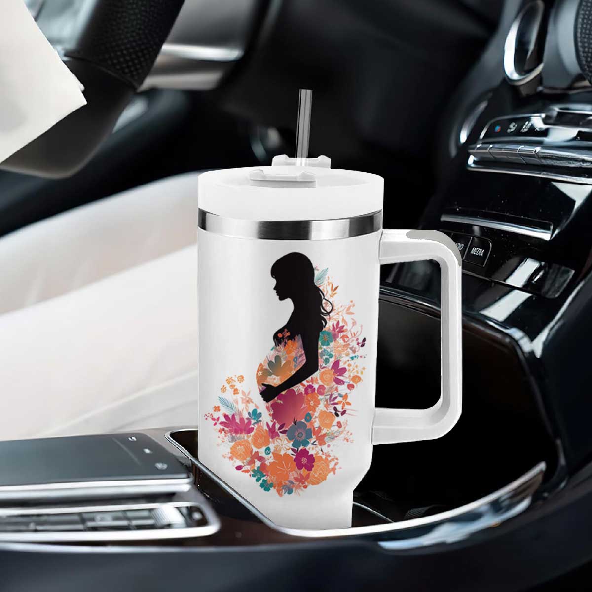 The Only Thing Better Than Being Your Mom Is Watching You Be A Mom Tumbler With Handle To My Daughter Become A Mommy TB10 Print Your Wear