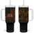 Gifts For Dad Tumbler With Handle Papabear Christmas Birthday Father's Day Gift American Flag TB10 One Size: 40 oz Black Print Your Wear