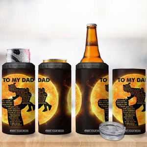 Dad Gifts From Daughter 4 in 1 Can Cooler Tumbler Fathers Day Girl Dad TB10 Print Your Wear