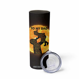 Dad Gifts From Daughter Skinny Tumbler Fathers Day Girl Dad TB10 Print Your Wear