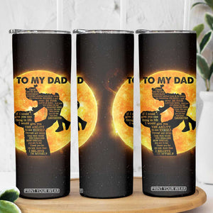 Dad Gifts From Daughter Skinny Tumbler Fathers Day Girl Dad TB10 Print Your Wear