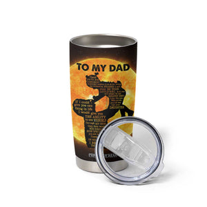 Dad Gifts From Daughter Tumbler Cup Fathers Day Girl Dad TB10 Print Your Wear