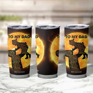 Dad Gifts From Daughter Tumbler Cup Fathers Day Girl Dad TB10 Print Your Wear
