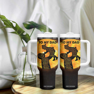 Dad Gifts From Daughter Tumbler With Handle Fathers Day Girl Dad TB10 Print Your Wear