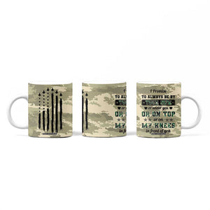Anniversary Gift For Men Coffee Mug I Promise To Always Be By Your Side Camo Valentines Day TB10 Print Your Wear