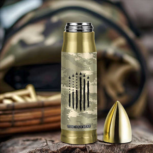 Anniversary Gift For Men Bullet Tumbler I Promise To Always Be By Your Side Camo Valentines Day TB10 Print Your Wear