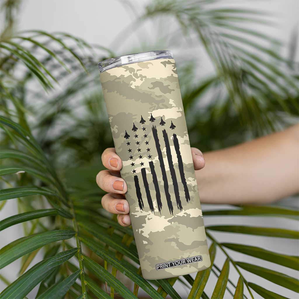 Anniversary Gift For Men Skinny Tumbler I Promise To Always Be By Your Side Camo Valentines Day TB10 Print Your Wear