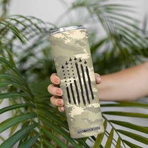 Anniversary Gift For Men Skinny Tumbler I Promise To Always Be By Your Side Camo Valentines Day TB10 Print Your Wear