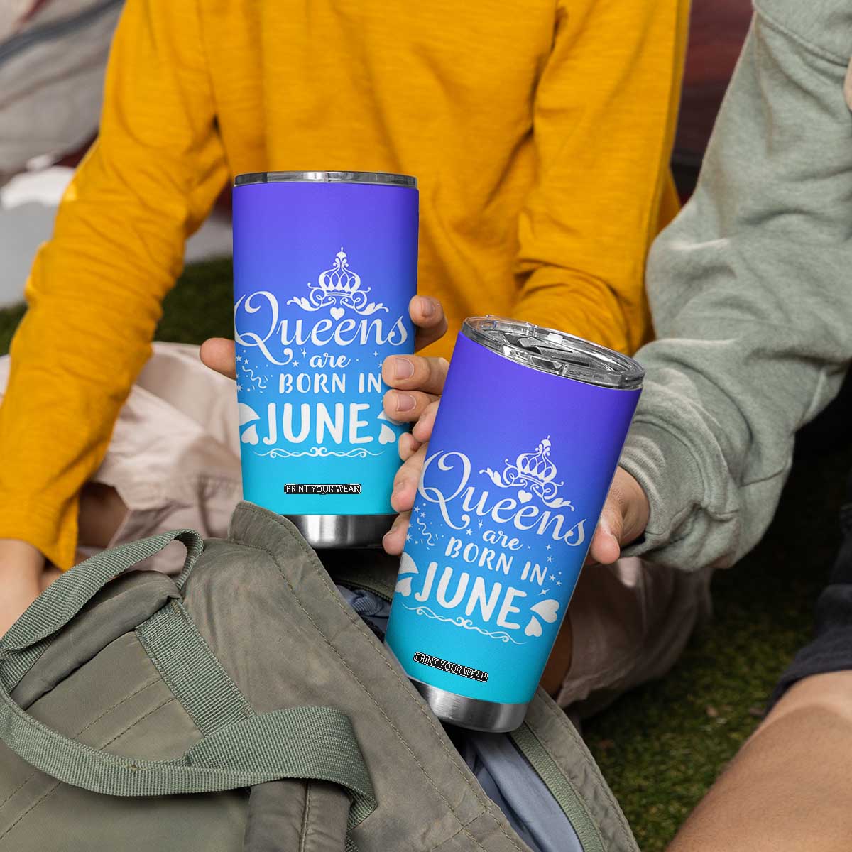 June Birthday Gifts For Women Tumbler Cup Queens Are Born In June TB10 Print Your Wear