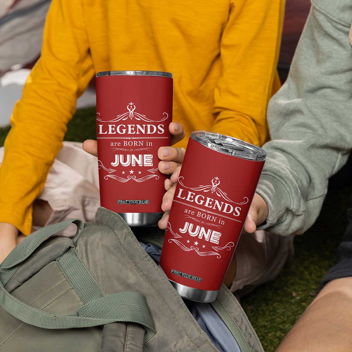 June Birthday Gifts Tumbler Cup Legends Are Born In June TB10 Print Your Wear
