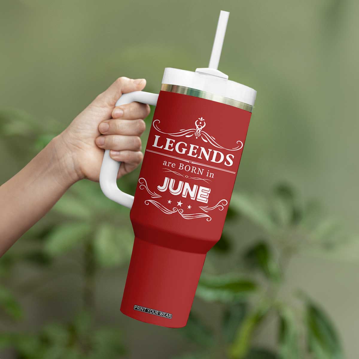 June Birthday Gifts Tumbler With Handle Legends Are Born In June TB10 Print Your Wear