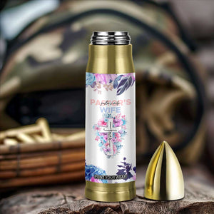 Gifts For Pastor Wife Bullet Tumbler Pastors Wives Flower Cross Christian Gifts For Women TB10 Print Your Wear