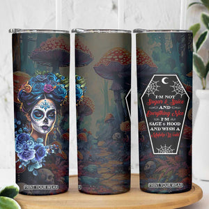 Sugar Skull Skinny Tumbler Sugar And Spice Gift For Women Girls TB10 Print Your Wear