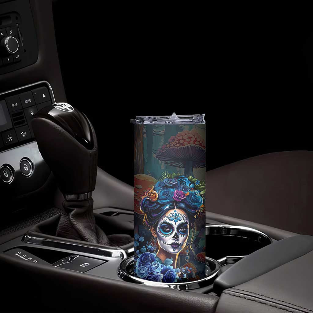 Sugar Skull Skinny Tumbler Sugar And Spice Gift For Women Girls TB10 Print Your Wear