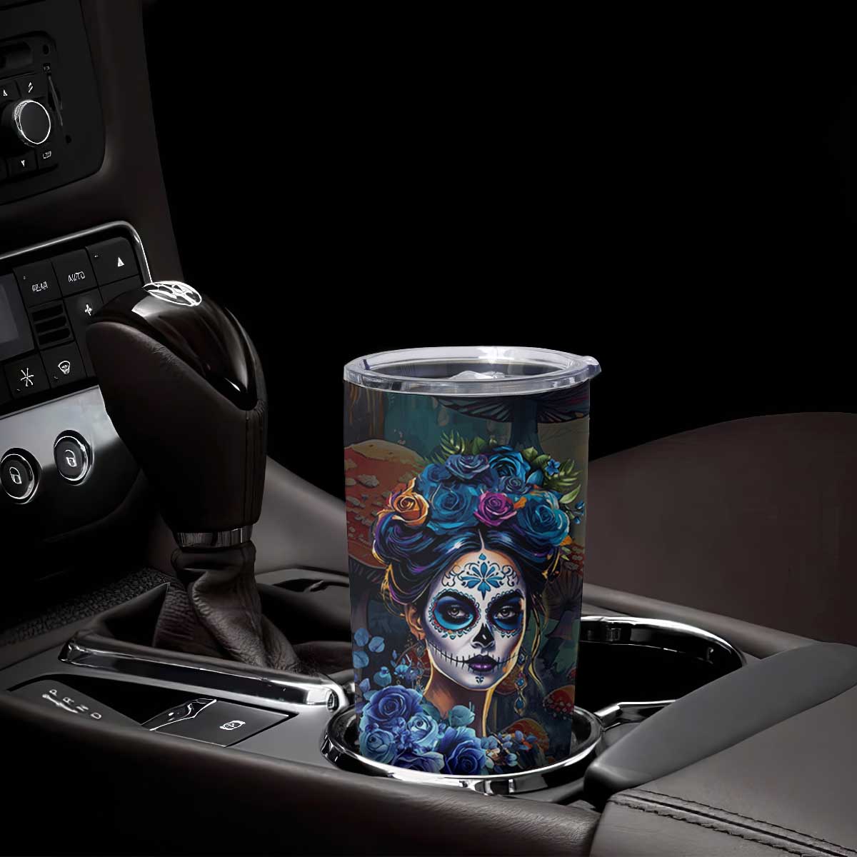 Sugar Skull Tumbler Cup Sugar And Spice Gift For Women Girls TB10 Print Your Wear