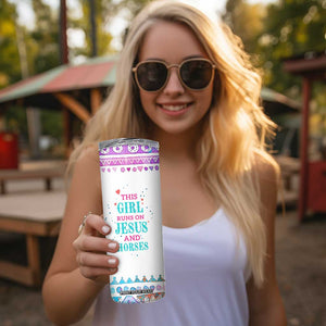 Christian Gifts For Horse Lover Skinny Tumbler Horse Gifts For Girls Teenage Daughter Sister Friends Bestie Niece TB10 Print Your Wear