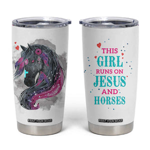 Christian Gifts For Horse Lover Tumbler Cup Horse Gifts For Girls Teenage Daughter Sister Friends Bestie Niece TB10 White Print Your Wear
