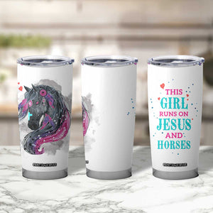 Christian Gifts For Horse Lover Tumbler Cup Horse Gifts For Girls Teenage Daughter Sister Friends Bestie Niece TB10 Print Your Wear