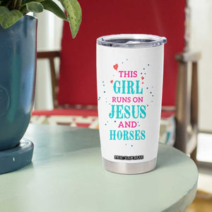Christian Gifts For Horse Lover Tumbler Cup Horse Gifts For Girls Teenage Daughter Sister Friends Bestie Niece TB10 Print Your Wear