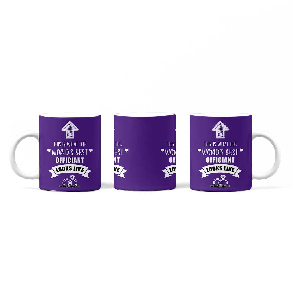 Groomsmen Proposal Gift Coffee Mug This Is What An Awesome Officiant Looks Like Bride Groom Thank You TB10 Print Your Wear