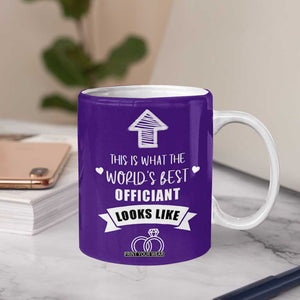 Groomsmen Proposal Gift Coffee Mug This Is What An Awesome Officiant Looks Like Bride Groom Thank You TB10 Print Your Wear