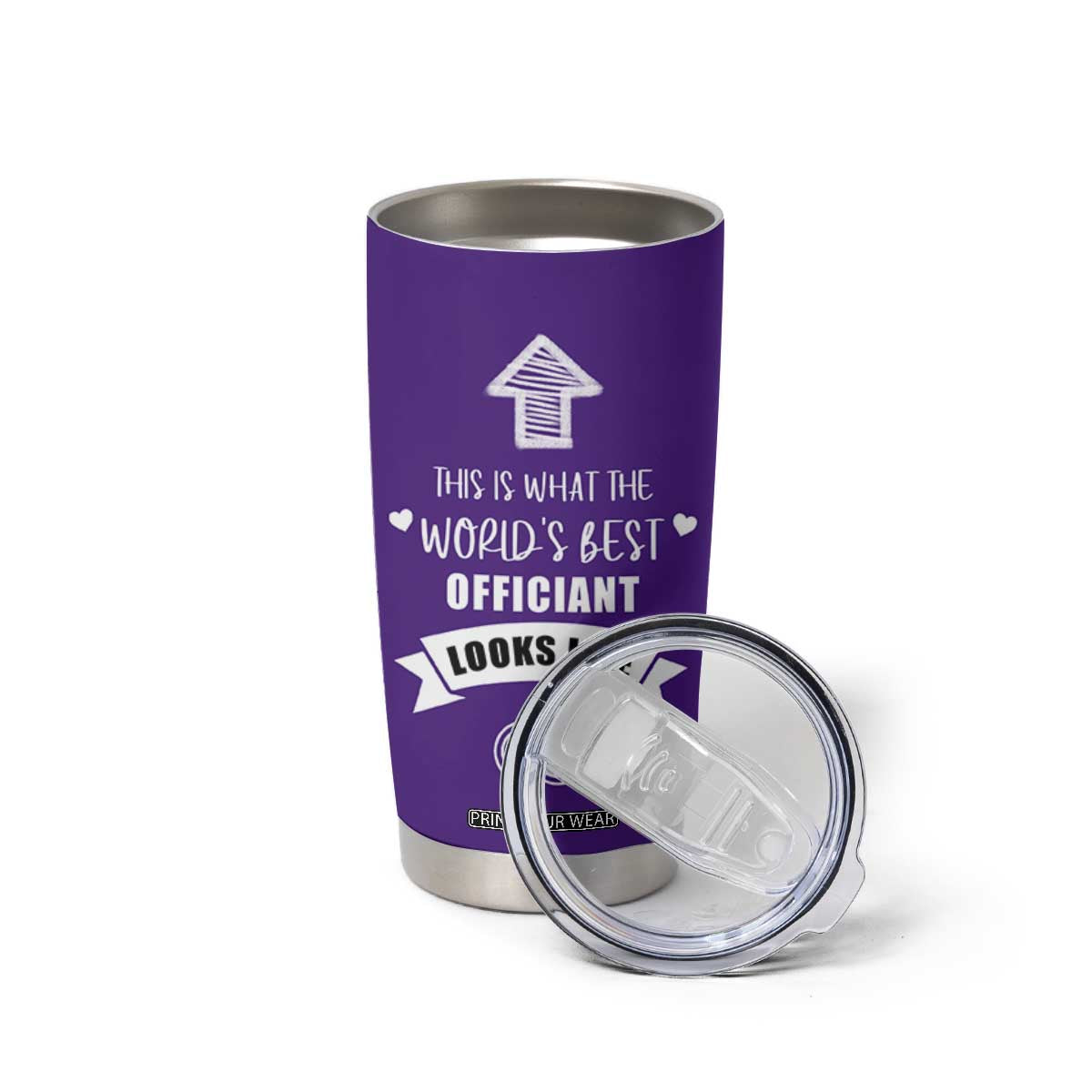 Groomsmen Proposal Gift Tumbler Cup This Is What An Awesome Officiant Looks Like Bride Groom Thank You TB10 Print Your Wear