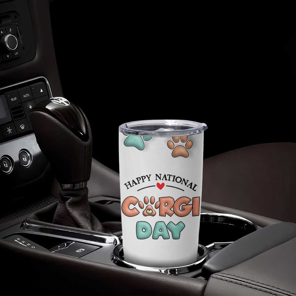 Corgi Lovers Tumbler Cup 3D Inflated Effect Cute Dog Lovers Gift Happy National Corgi Day TB10 Print Your Wear