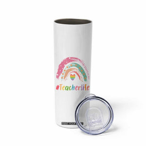 Teacher Life Skinny Tumbler It Takes A Big Heart To Shape Little Minds Teacher Gifts TB10 Print Your Wear