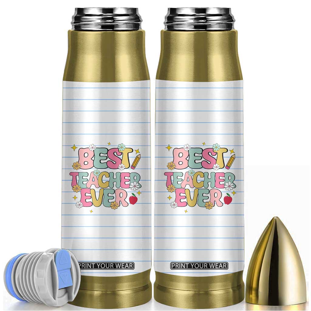 Teacher Bullet Tumbler Appreciation Gift For Teachers TB10 White Print Your Wear