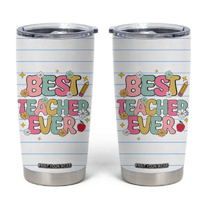 Teacher Tumbler Cup Appreciation Gift For Teachers TB10 White Print Your Wear