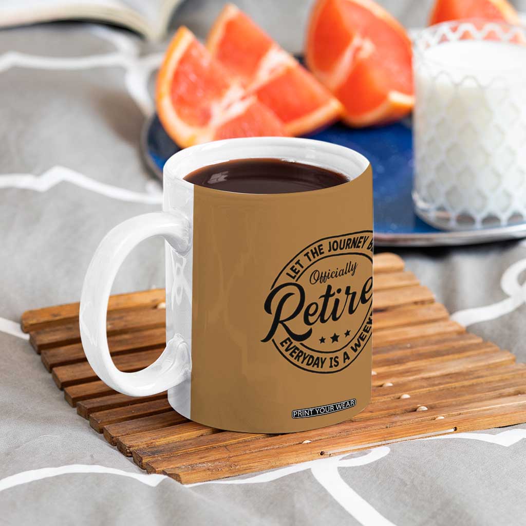Retirement Gifts For Men Coffee Mug Retirement Weekly Schedule Coworker Leaving Goodbye Gift TB10 Print Your Wear