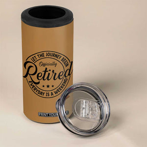 Retirement Gifts For Men 4 in 1 Can Cooler Tumbler Retirement Weekly Schedule Coworker Leaving Goodbye Gift TB10 Print Your Wear
