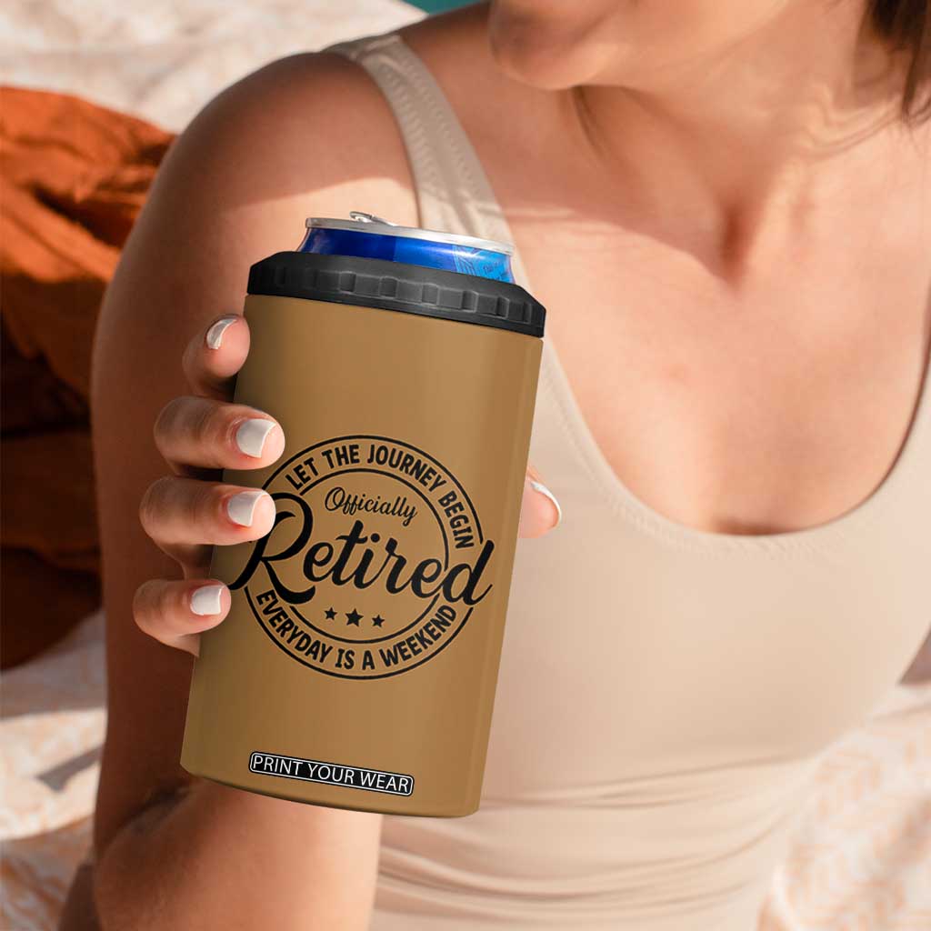 Retirement Gifts For Men 4 in 1 Can Cooler Tumbler Retirement Weekly Schedule Coworker Leaving Goodbye Gift TB10 Print Your Wear