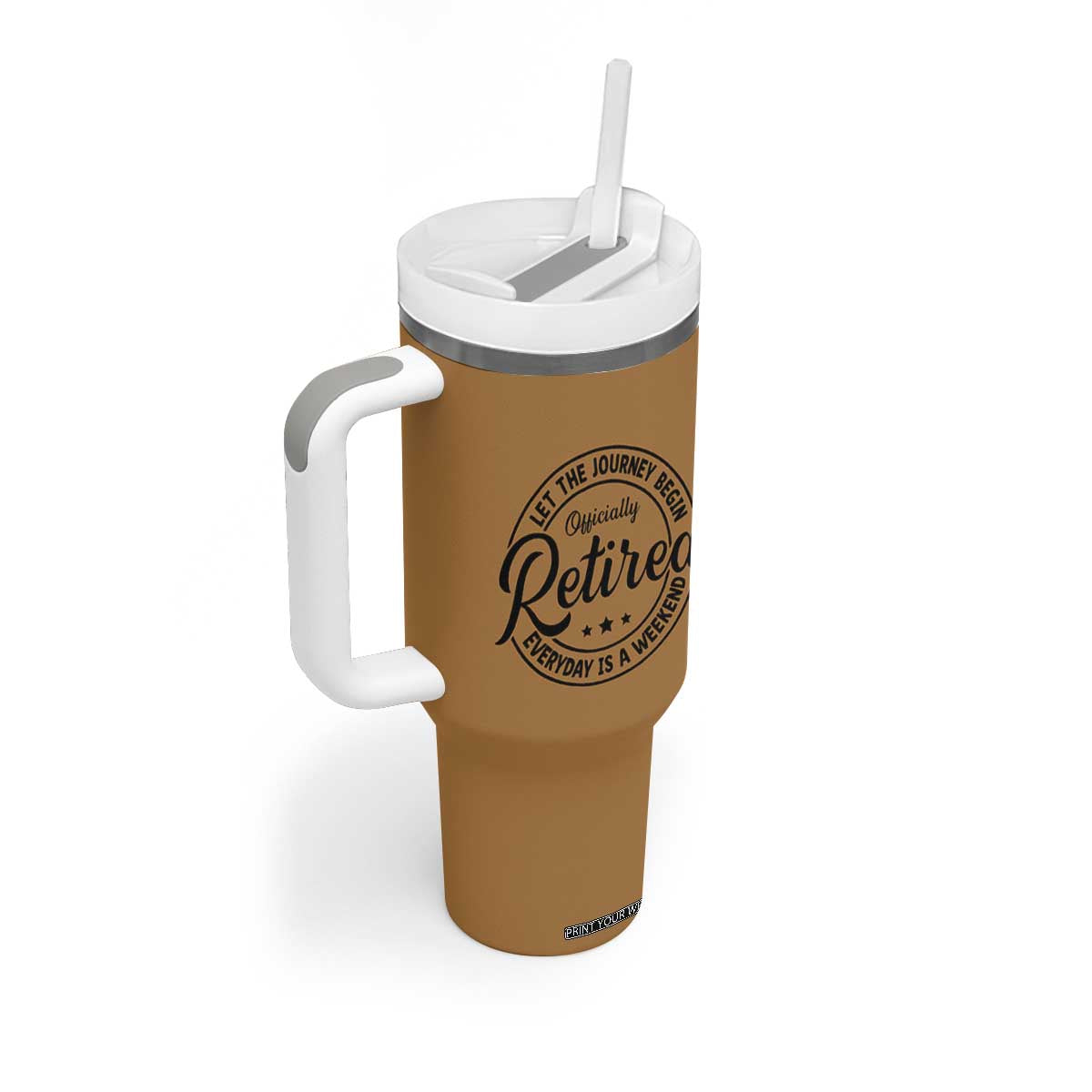 Retirement Gifts For Men Tumbler With Handle Retirement Weekly Schedule Coworker Leaving Goodbye Gift TB10 Print Your Wear