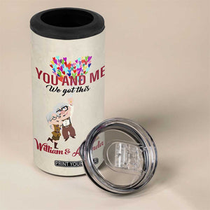 Personalized Anniversary Gift for Wife 4 in 1 Can Cooler Tumbler Custome Name To My Wife Love Quote From Husband TB10 Print Your Wear