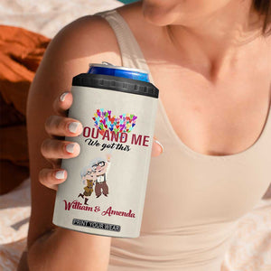 Personalized Anniversary Gift for Wife 4 in 1 Can Cooler Tumbler Custome Name To My Wife Love Quote From Husband TB10 Print Your Wear