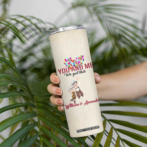 Personalized Anniversary Gift for Wife Skinny Tumbler Custome Name To My Wife Love Quote From Husband TB10 Print Your Wear