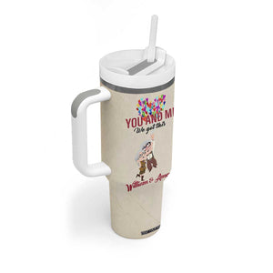 Personalized Anniversary Gift for Wife Tumbler With Handle Custome Name To My Wife Love Quote From Husband TB10 Print Your Wear