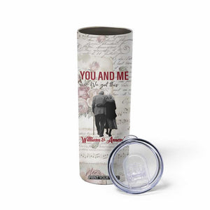 Personalized Anniversary Gift for Wife Skinny Tumbler Custome Name Forever Married Love From Husband TB10 Print Your Wear