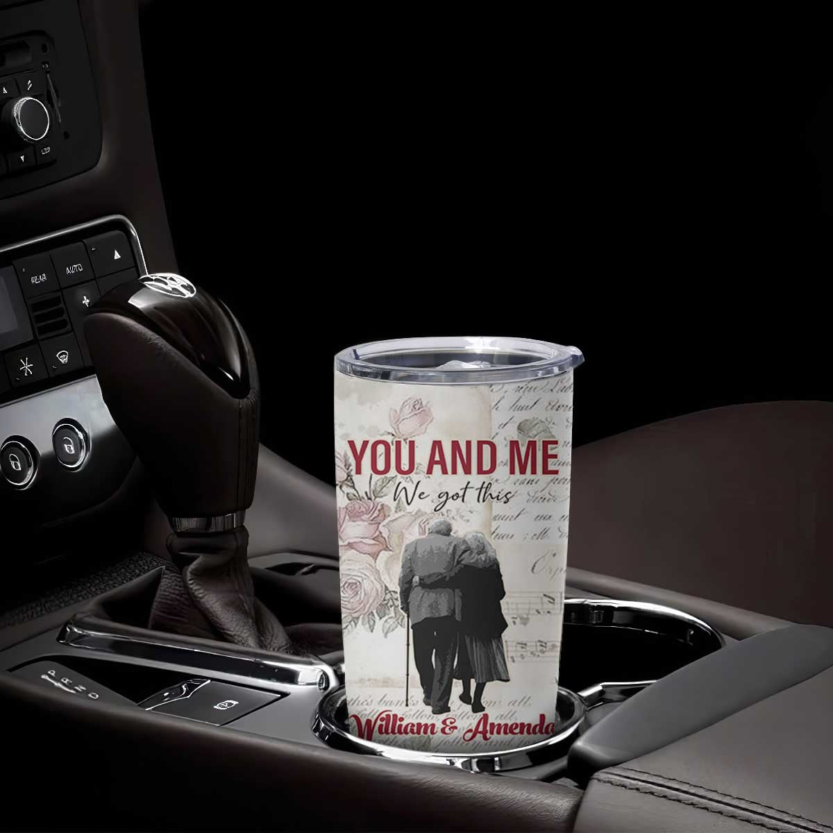 Personalized Anniversary Gift for Wife Tumbler Cup Custome Name Forever Married Love From Husband TB10 Print Your Wear