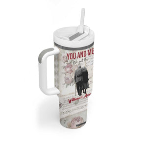 Personalized Anniversary Gift for Wife Tumbler With Handle Custome Name Forever Married Love From Husband TB10 Print Your Wear