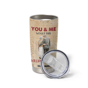 Personalized Anniversary Gift Tumbler Cup Custome Name You And Me Forever Love TB10 Print Your Wear