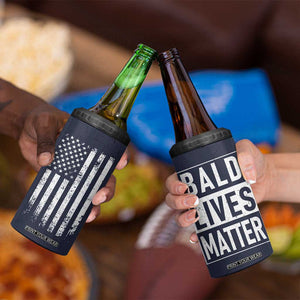 Funny Dad Gifts 4 in 1 Can Cooler Tumbler Bald Lives Matter Gag Gift Rude Mug TB10 Print Your Wear