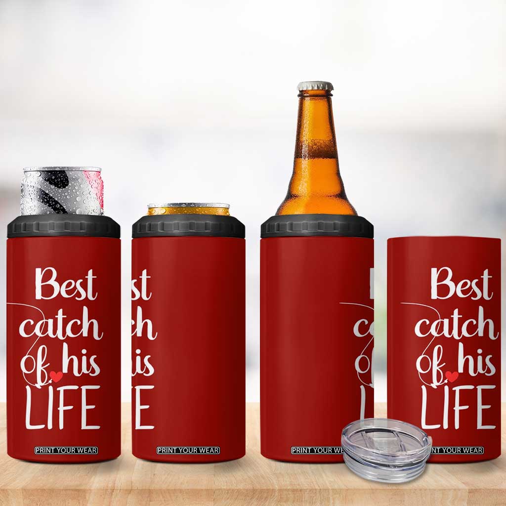 Wedding Anniversary 4 in 1 Can Cooler Tumbler For Her Matching Couple Gift TB10 Print Your Wear